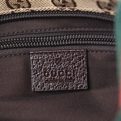 Gucci Monogram Web Medium Flat Messenger Bag Brown 6 of 12