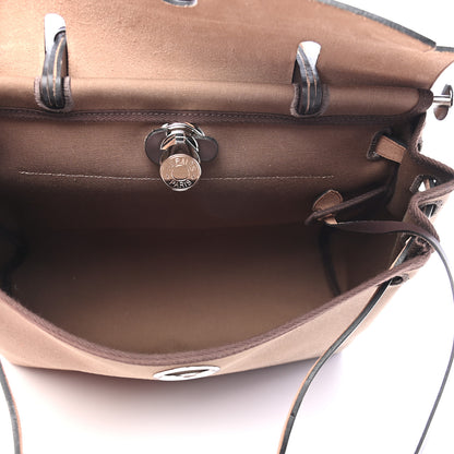 Hermes Vache Hunter Toile Herbag Zip 31 PM Etoupe Ebene 5 of 9
