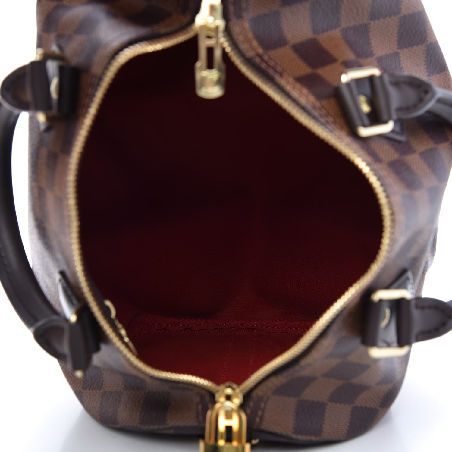 Louis Vuitton Damier Ebene Speedy Bandouliere 25 5 of 10