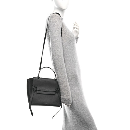 Celine Grained Calfskin Micro Belt Bag Grey 4 of 11