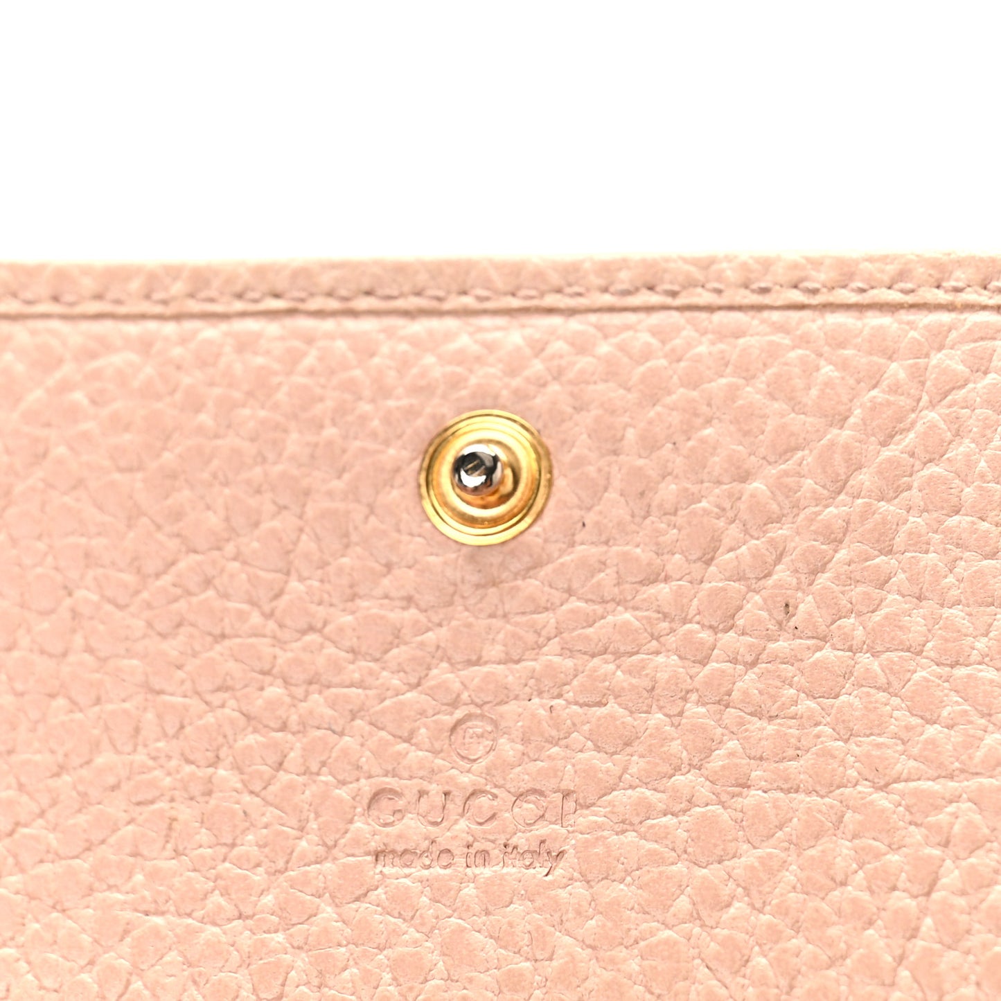 Dollar Calfskin GG Marmont Card Case Perfect Pink