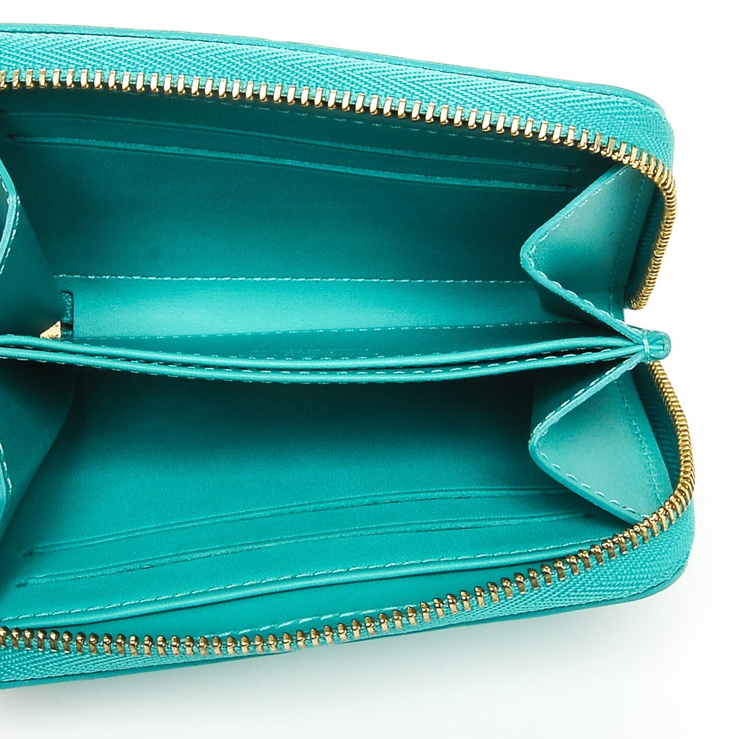 Louis Vuitton Vernis Zippy Coin Purse Blue Lagon 5 of 6