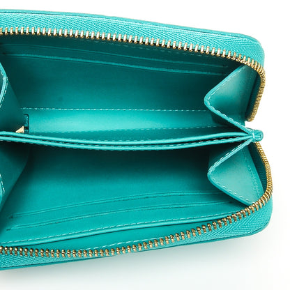 Louis Vuitton Vernis Zippy Coin Purse Blue Lagon 5 of 6