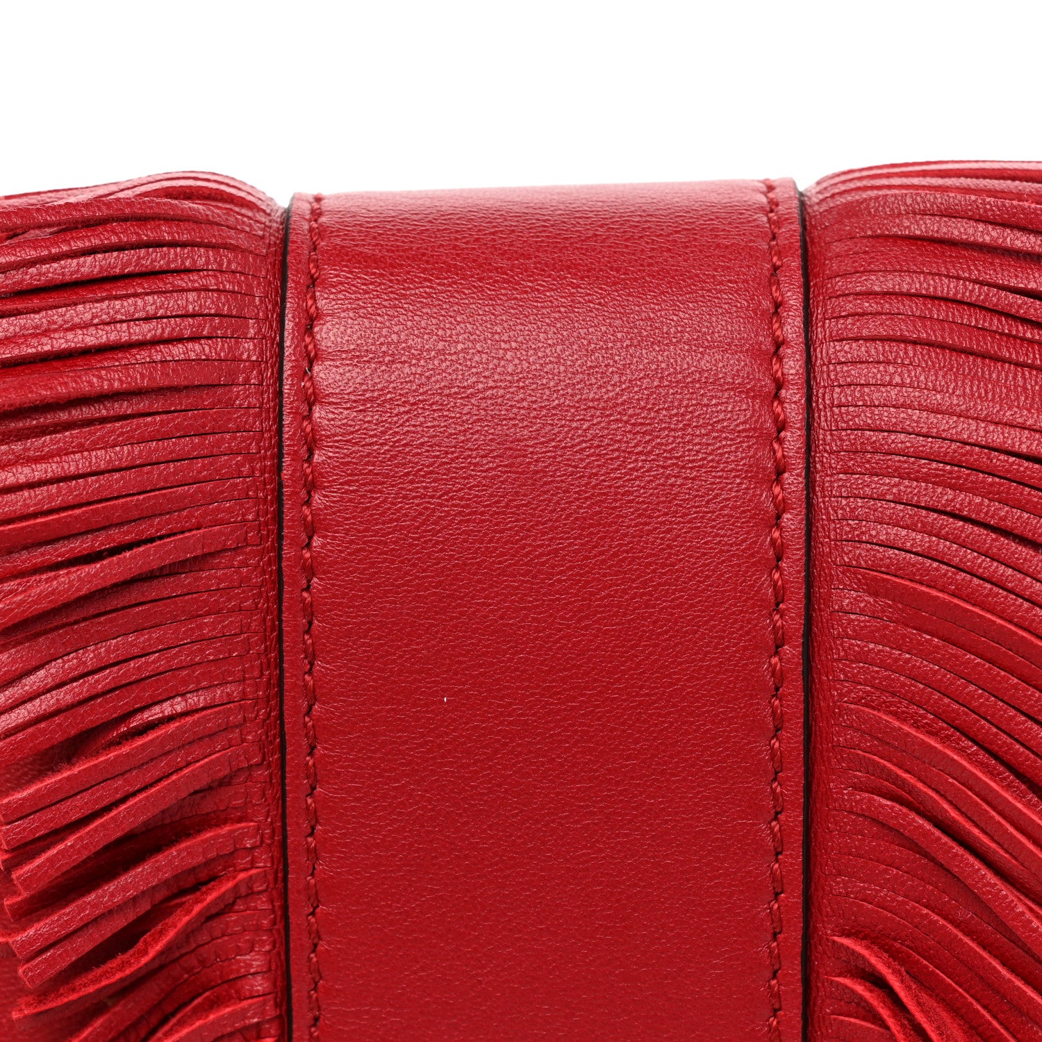 Fendi Nappa F is Fendi Fringe Baguette Fragola 12 of 13
