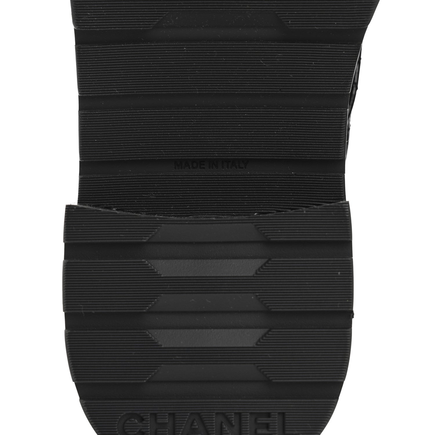 Chanel Shiny Calfskin Quilted Lace Up Combat Boots 38.5 Black 8 of 10
