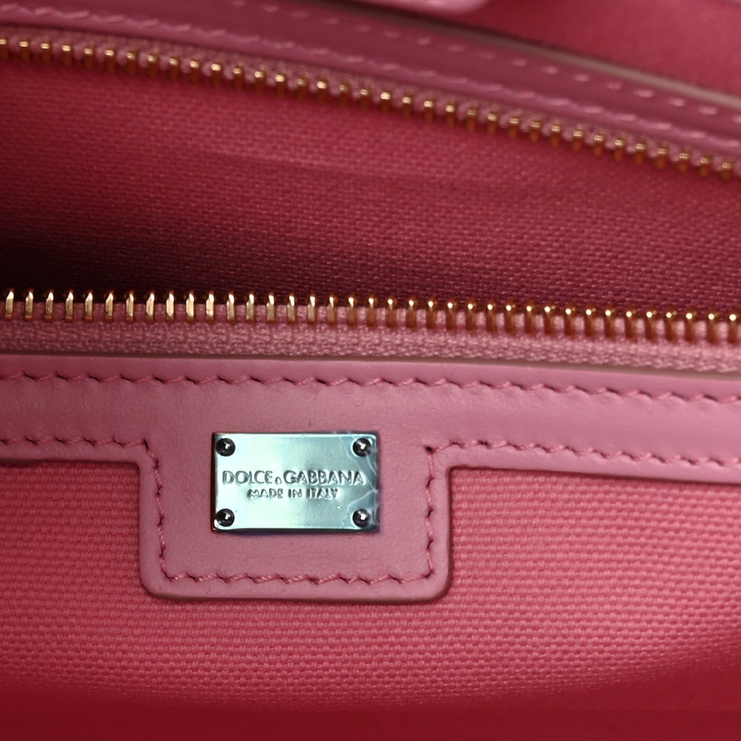Canvas Embroidered Logo Shopper Tote Pink