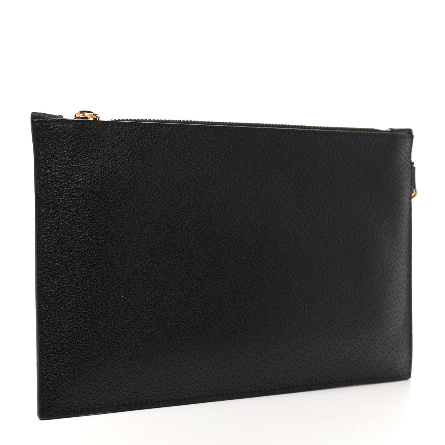 Grained Calfskin La Medusa Pouch Black