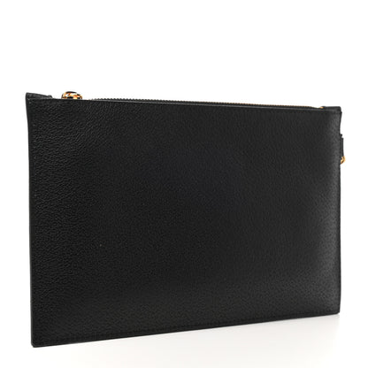 Versace Grained Calfskin La Medusa Pouch Black 3 of 6