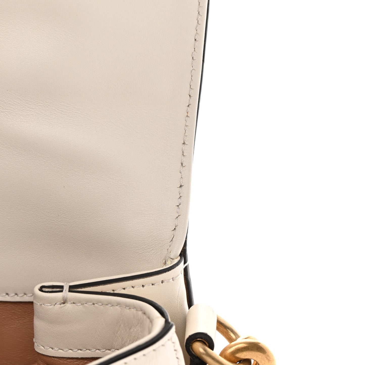 Nappa Pearl Studded Mini Queen Margaret Broadway Shoulder Bag Mystic White