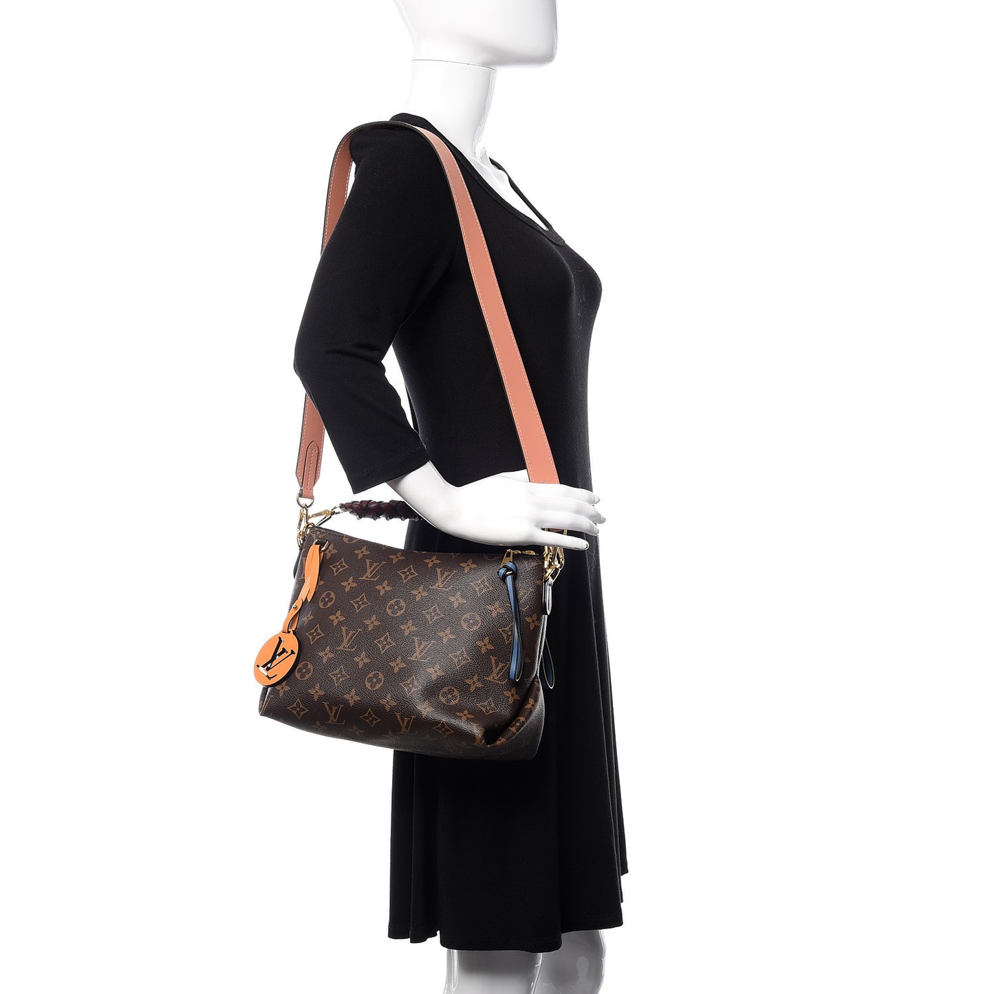 Monogram Beaubourg Hobo Mini Bordeaux Red Peach Safran Blue Jean Blue