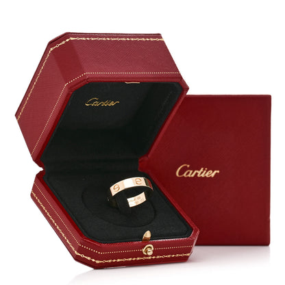 Cartier 18K Yellow Gold 5.5mm LOVE Band Ring 69 12.5 5 of 5