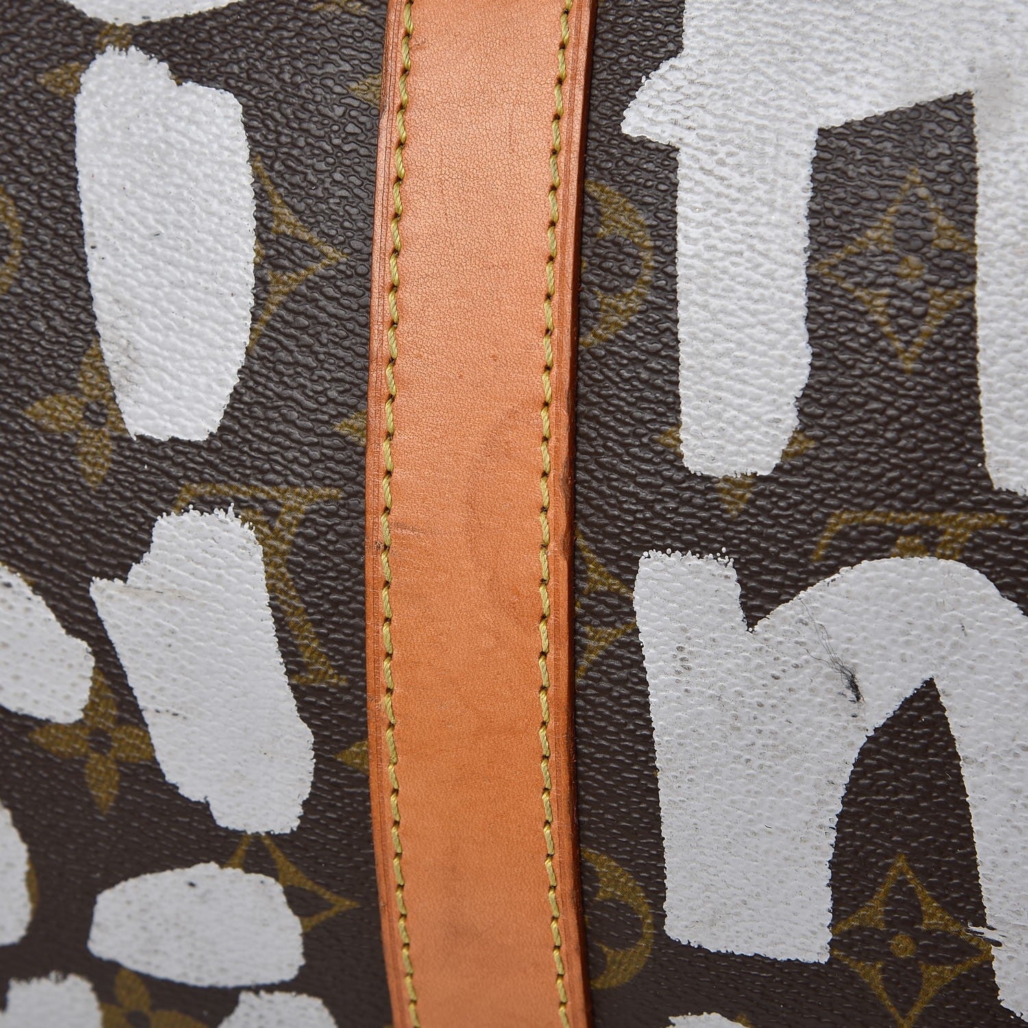 Louis Vuitton Graffiti Keepall 50 Silver 13 of 19