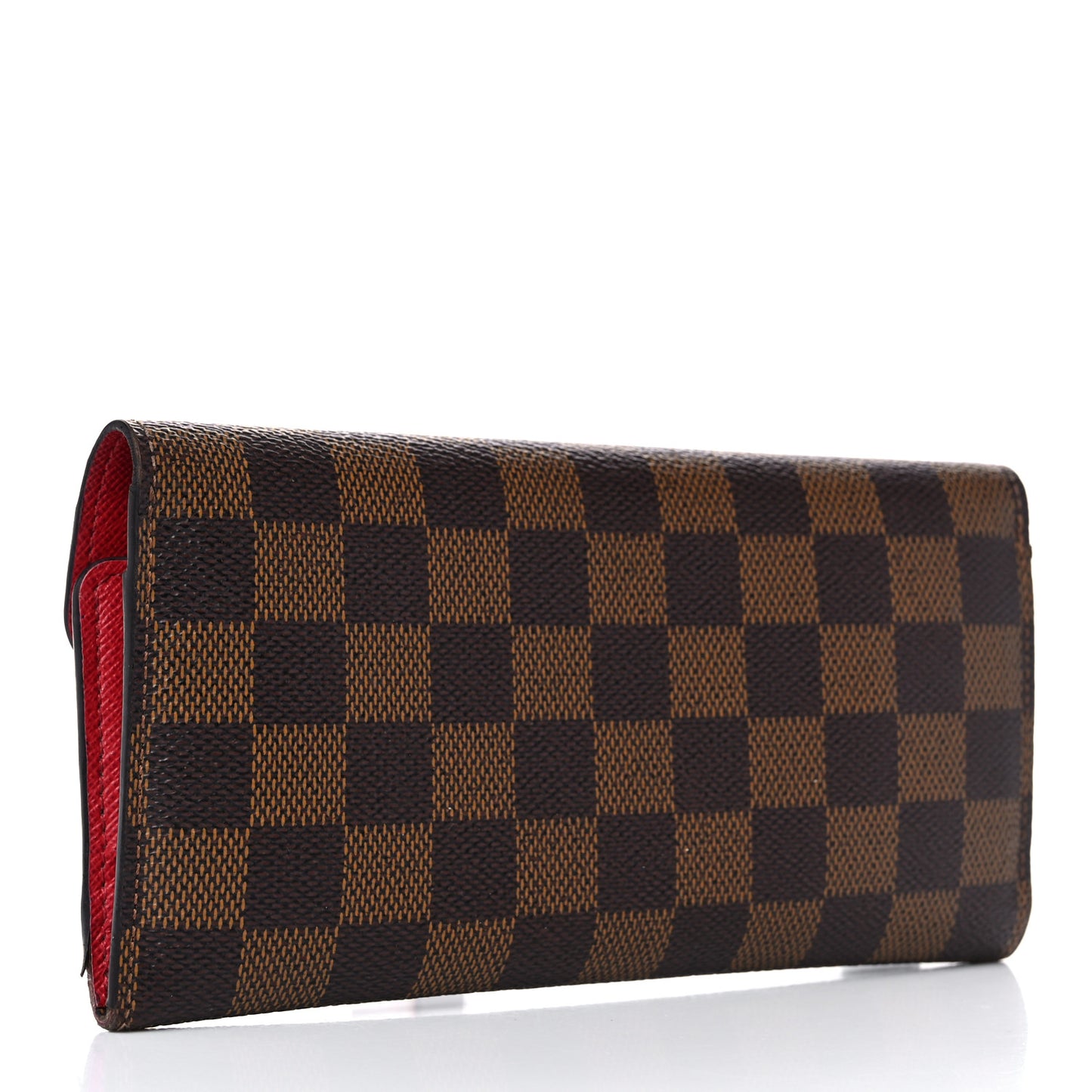 Damier Ebene Josephine Wallet Red