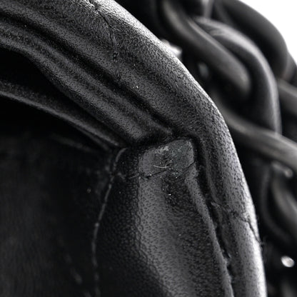 Chanel Lambskin Quilted Jumbo Double Flap So Black 13 of 15