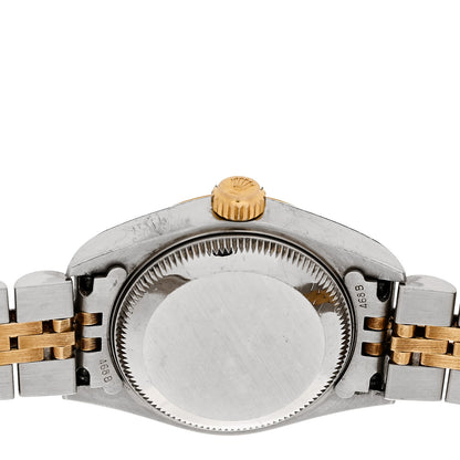 Rolex Stainless Steel 18K Yellow Gold Diamond 26mm Oyster Perpetual Datejust Watch Champagne Jubilee 79173 4 of 5