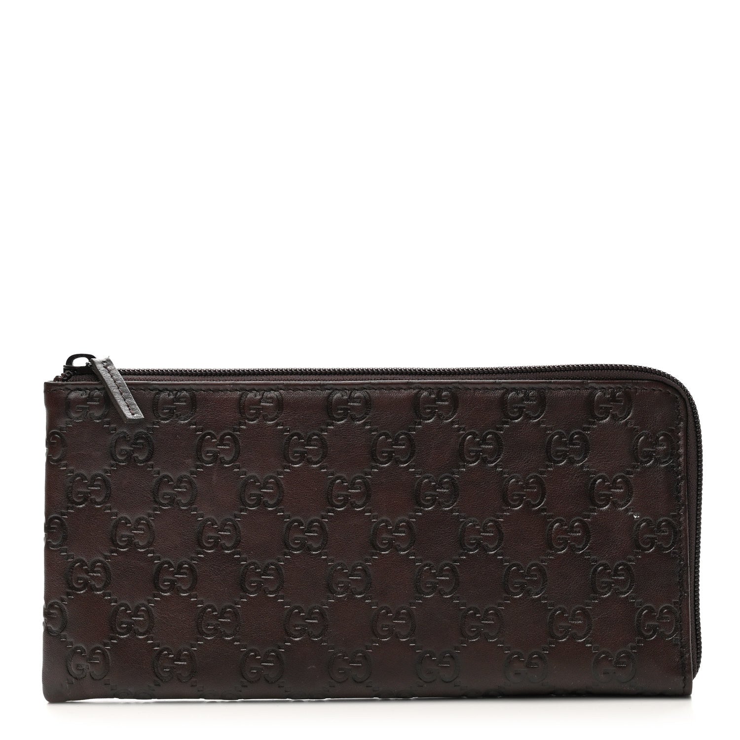 Gucci Guccissima Vitello Tender Pouch Testa di Moro 2 of 20
