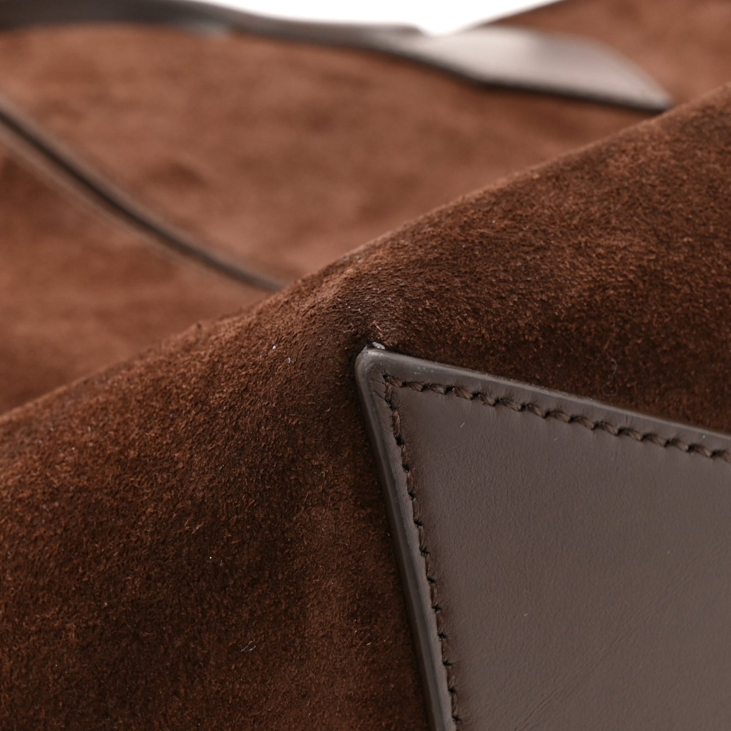 Suede Large Chelsea Tote Chocolate