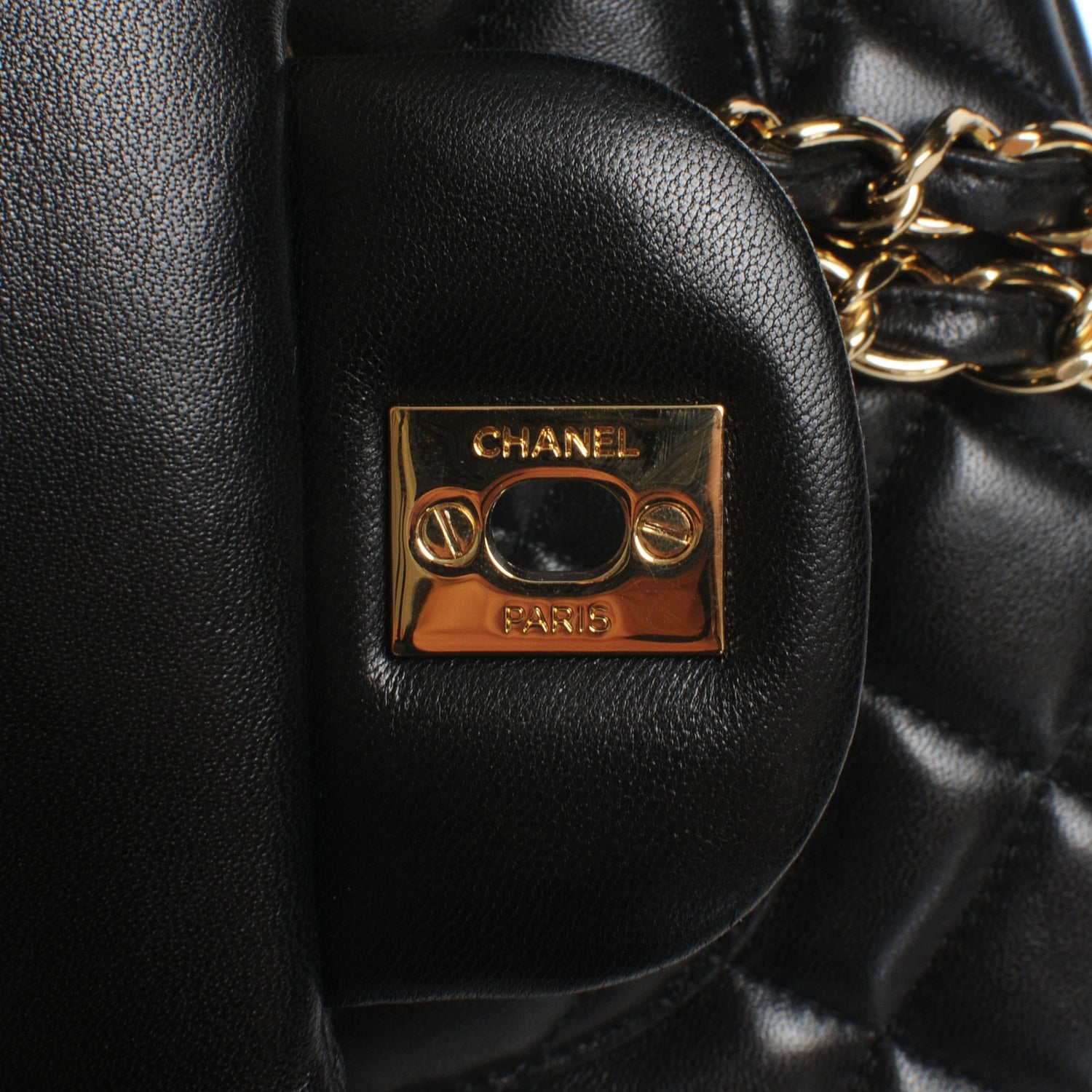 Chanel Lambskin Jumbo Single Flap Black 6 of 9