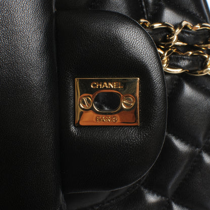 Chanel Lambskin Jumbo Single Flap Black 6 of 9