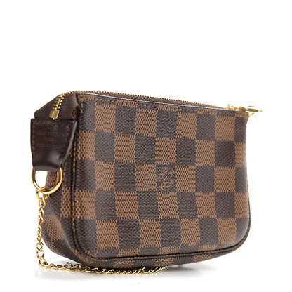 Louis Vuitton Damier Ebene Mini Pochette Accessories 2 of 7