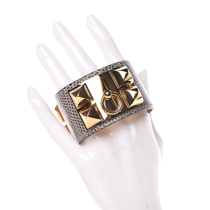 Hermes Lizard Collier De Chien CDC Bracelet T3 Ombre 2 of 8