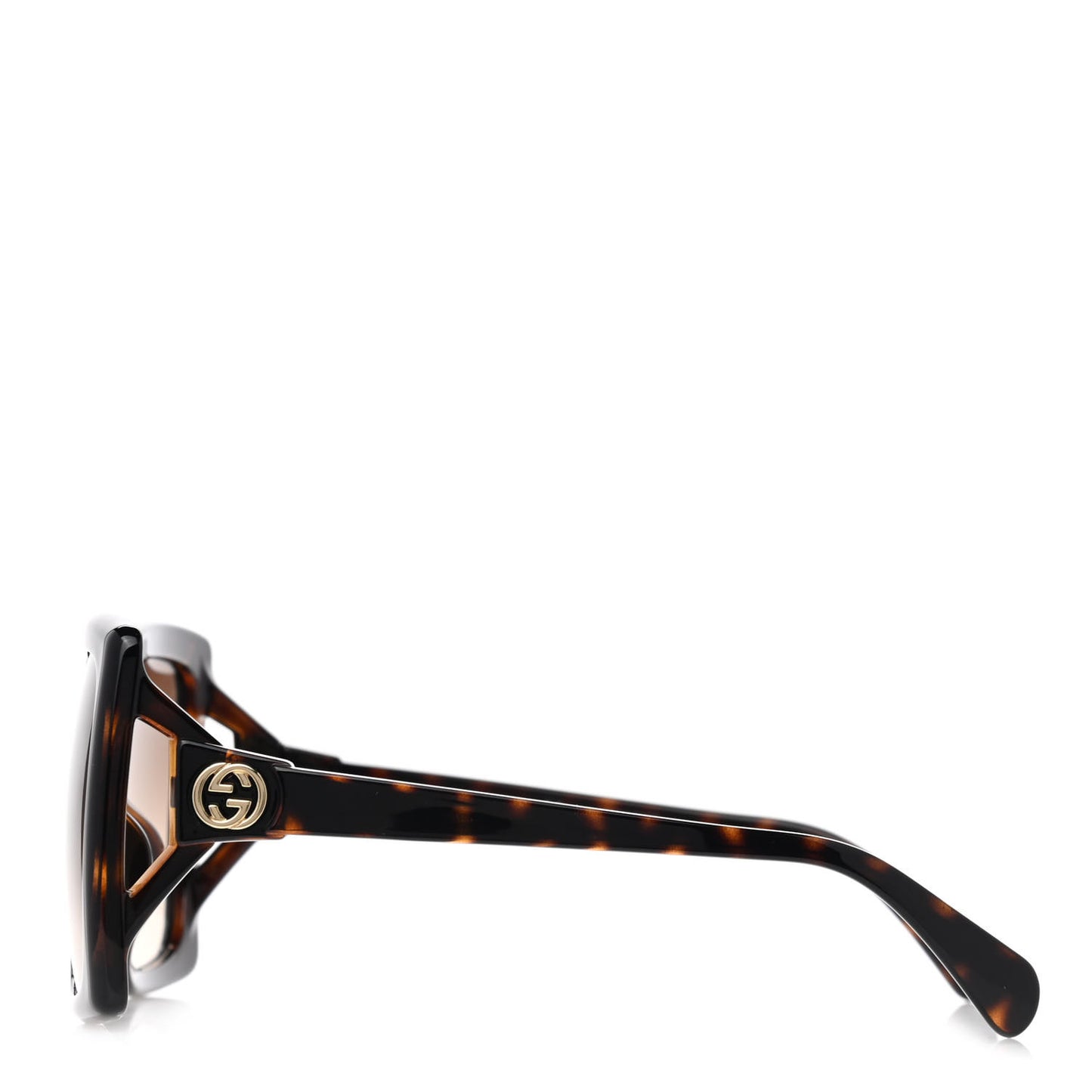 Acetate Square Frame Sunglasses GG0876SA Tortoise