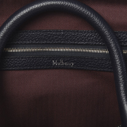 Mulberry Small Grained Calfskin Embossed Flag Duffle Bag Midnight Blue 4 of 9