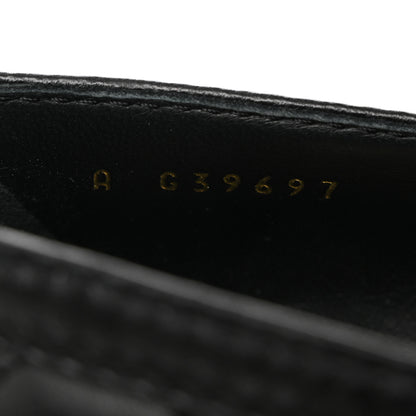 Chanel Lambskin Quilted CC Heart Loafers 37 Black 7 of 12