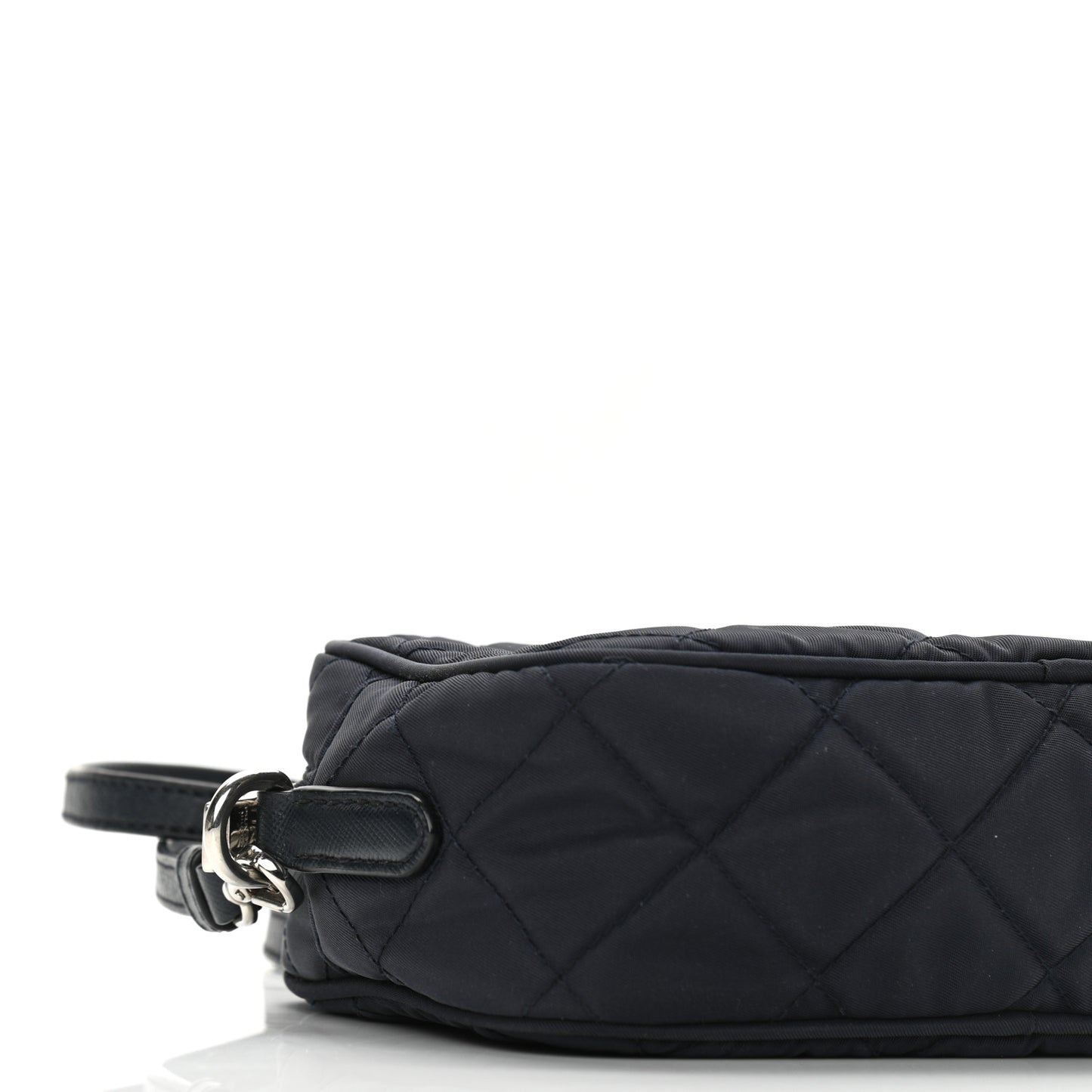 Nylon Tessuto Impuntu Quilted Crossbody Bag Baltico