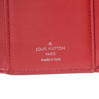 Louis Vuitton Calfskin New Wave Compact Wallet Rouge 6 of 8