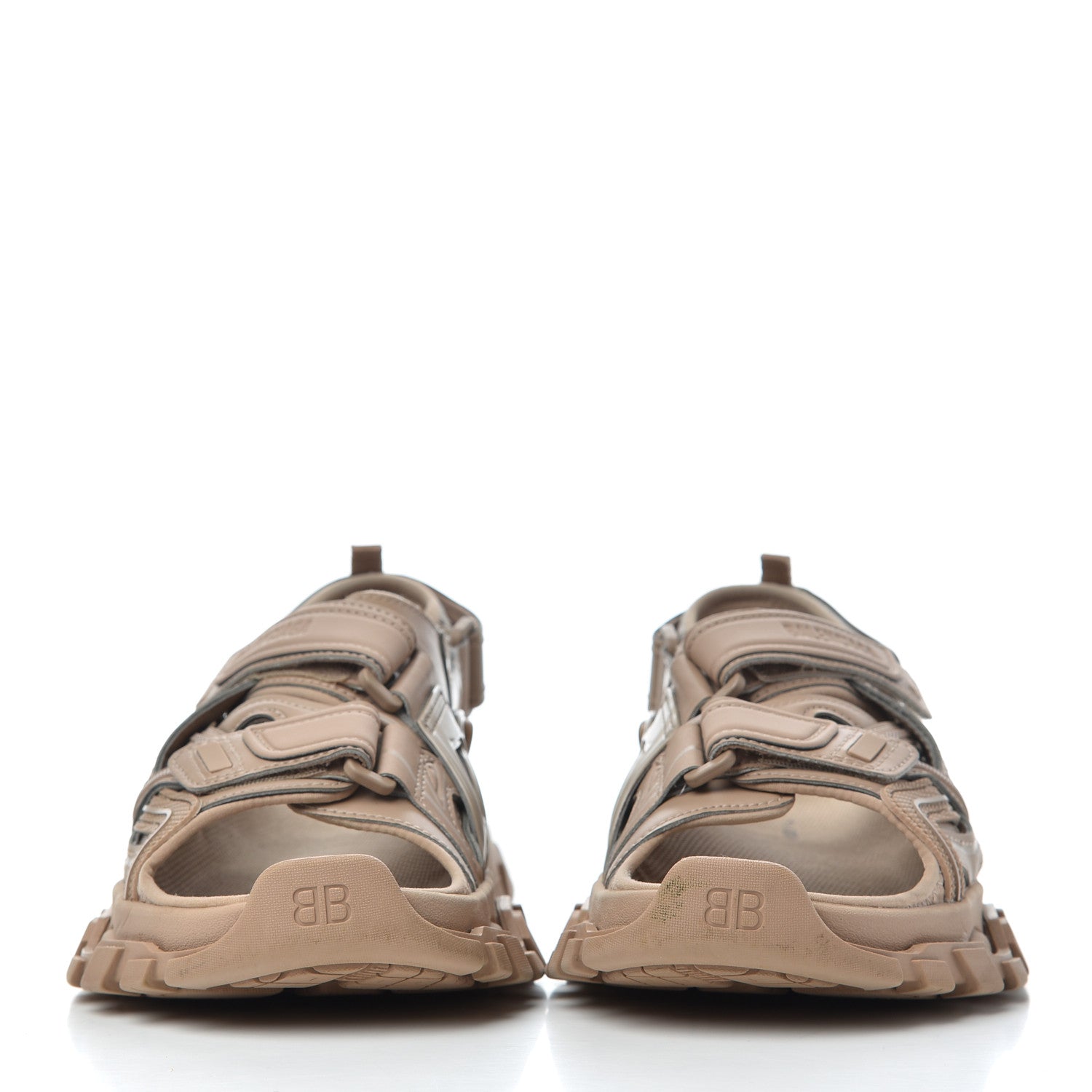 Balenciaga Neoprene Rubber Womens Track Sandals 36 Full Beige 2 of 17