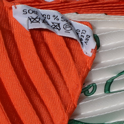 Hermes Silk Plisse Les Capucines Scarf 90 7 of 7
