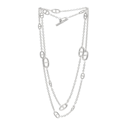 Hermes Sterling Silver Farandole Necklace 120 2 of 4