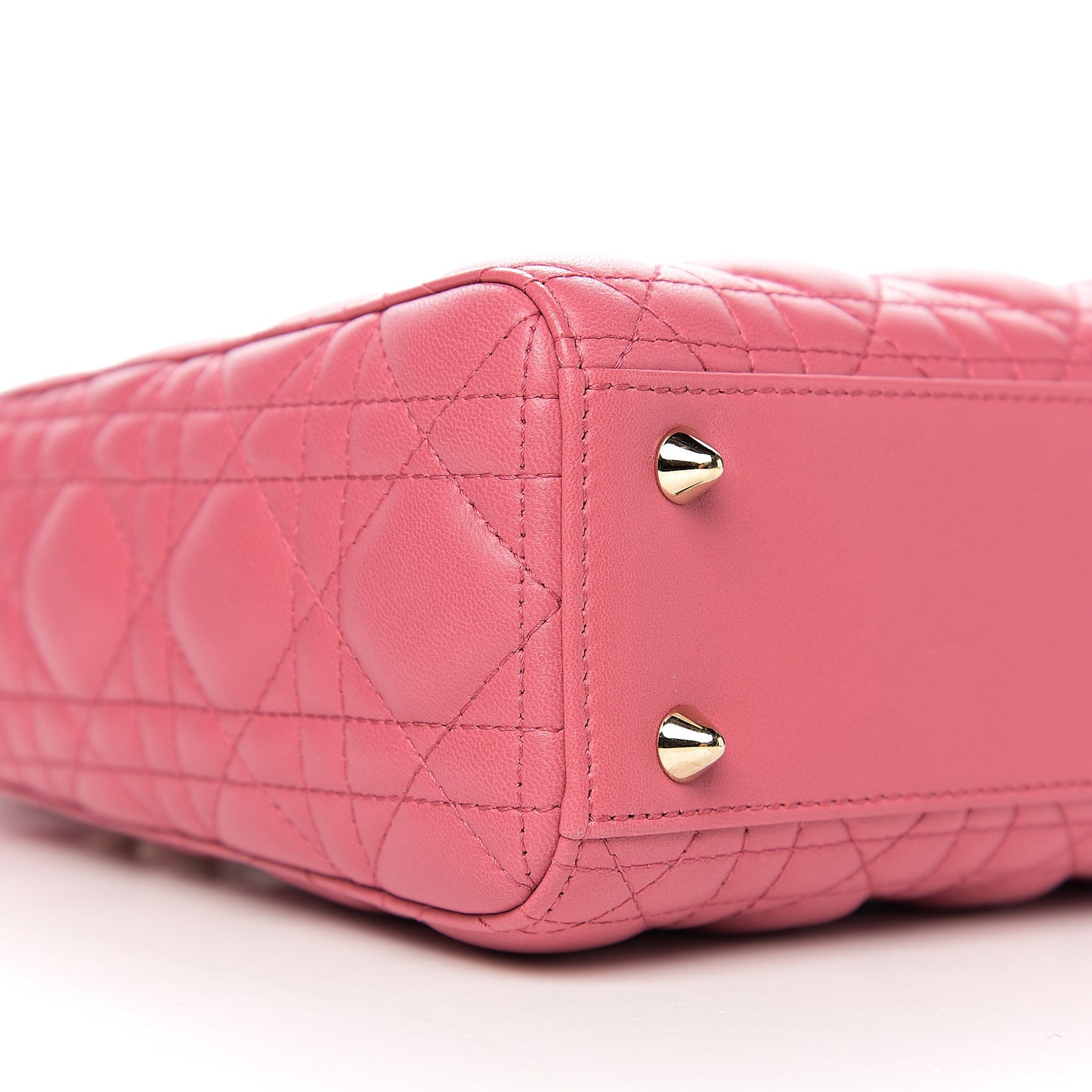 Lambskin Cannage Small My ABCDior Lady Dior Pink Honey