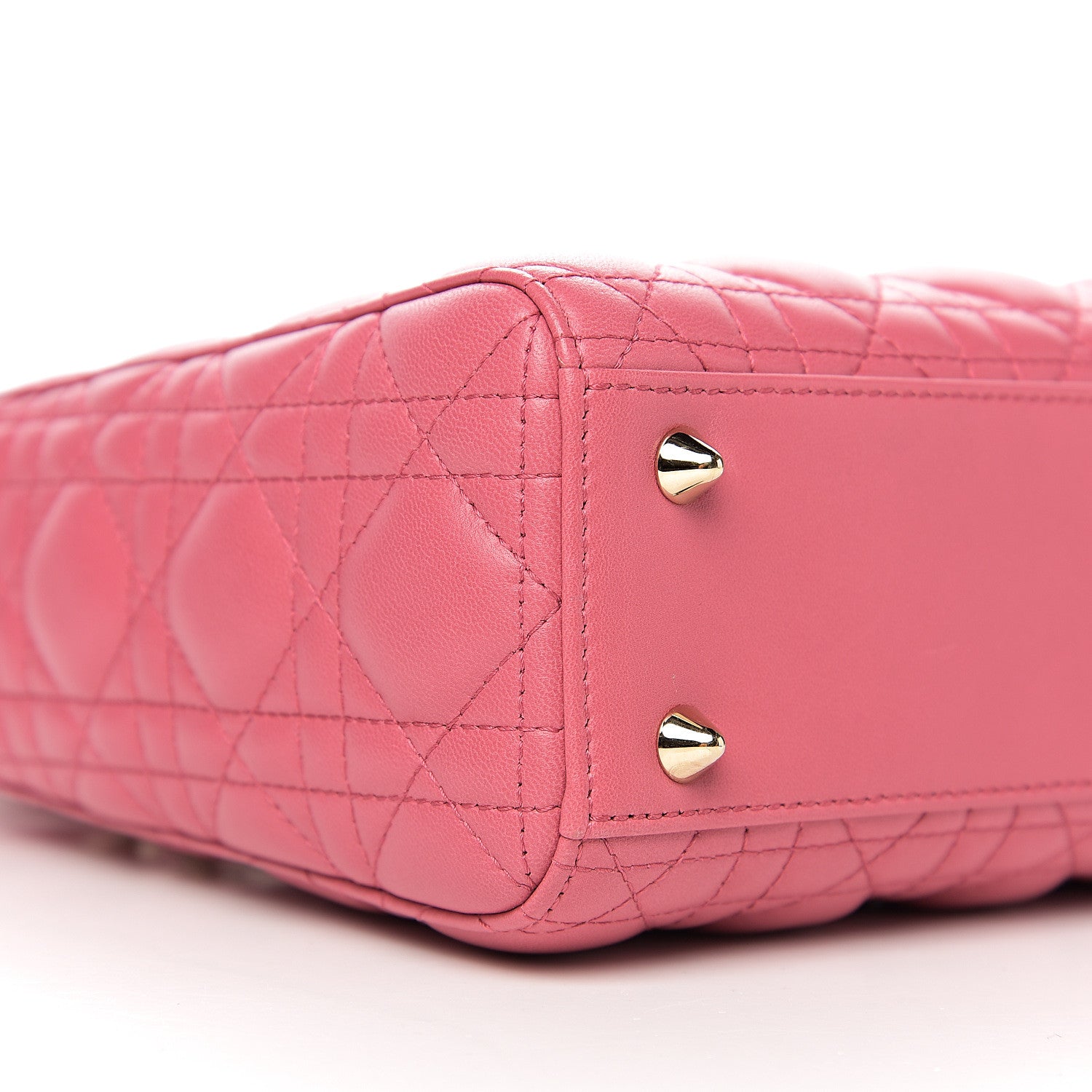 Christian Dior Lambskin Cannage Small My ABCDior Lady Dior Pink Honey 7 of 9