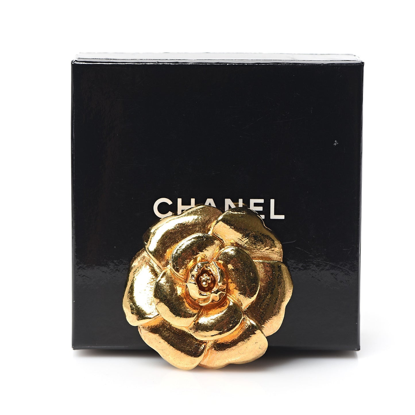 Camellia Brooch Gold