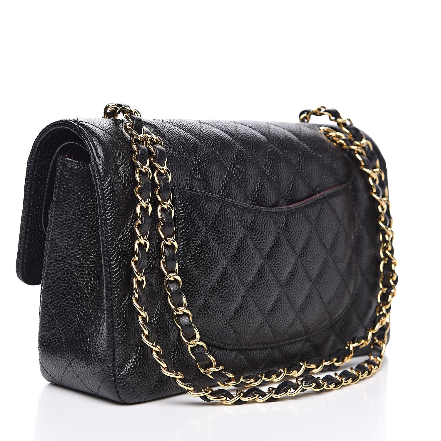 Chanel Caviar Quilted Medium Double Flap Black 3 of 10