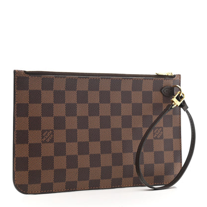 Louis Vuitton Damier Ebene Neverfull MM GM Pochette 3 of 8