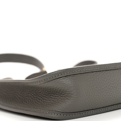 Hermes Taurillon Clemence Evelyne TPM Gris Meyer 8 of 9