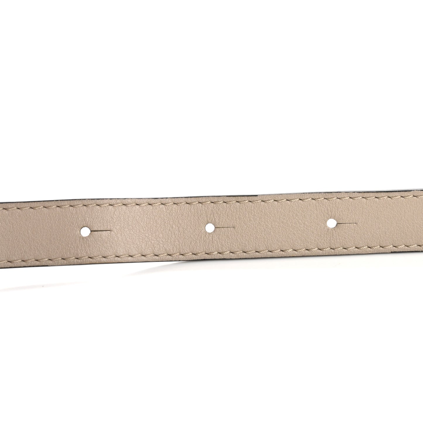 Calfskin Braided Loop Strap Light Caramel Sand Multicolor