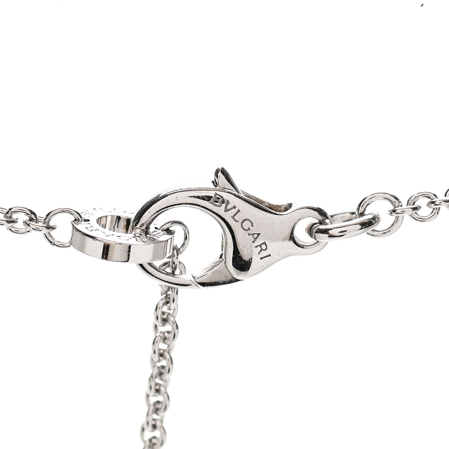 Bulgari Sterling Silver Ceramic Save The Children Pendant Necklace 4 of 7