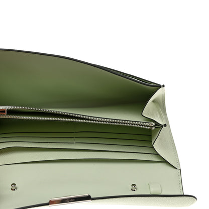 Hermes Epsom Constance Long To Go Wallet Vert Fizz 7 of 8
