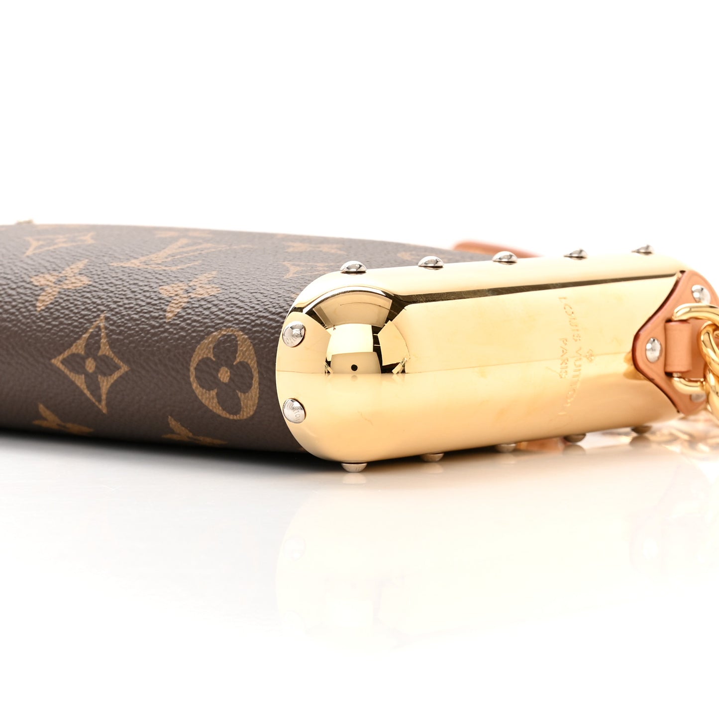 Monogram Metal Studded Capsule Pochette