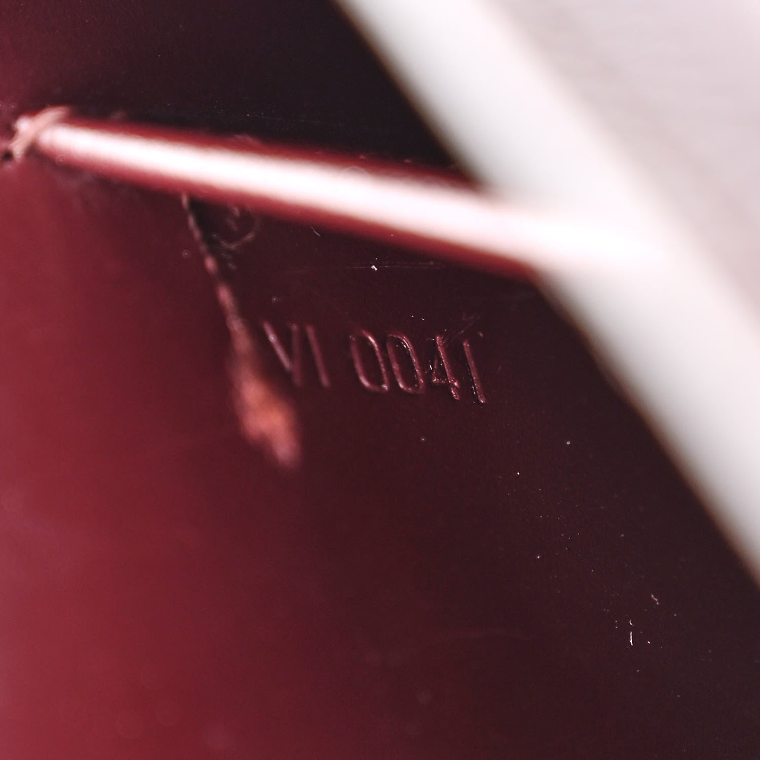 Louis Vuitton Damier Vernis Cabaret Bag Carmine 9 of 24