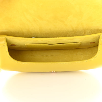Christian Dior Box Calfskin East West Bobby Bag Mustard Yellow 5 of 9