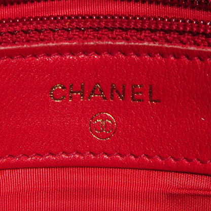 Chanel Caviar Timeless CC Card Holder Wallet Red 6 of 9