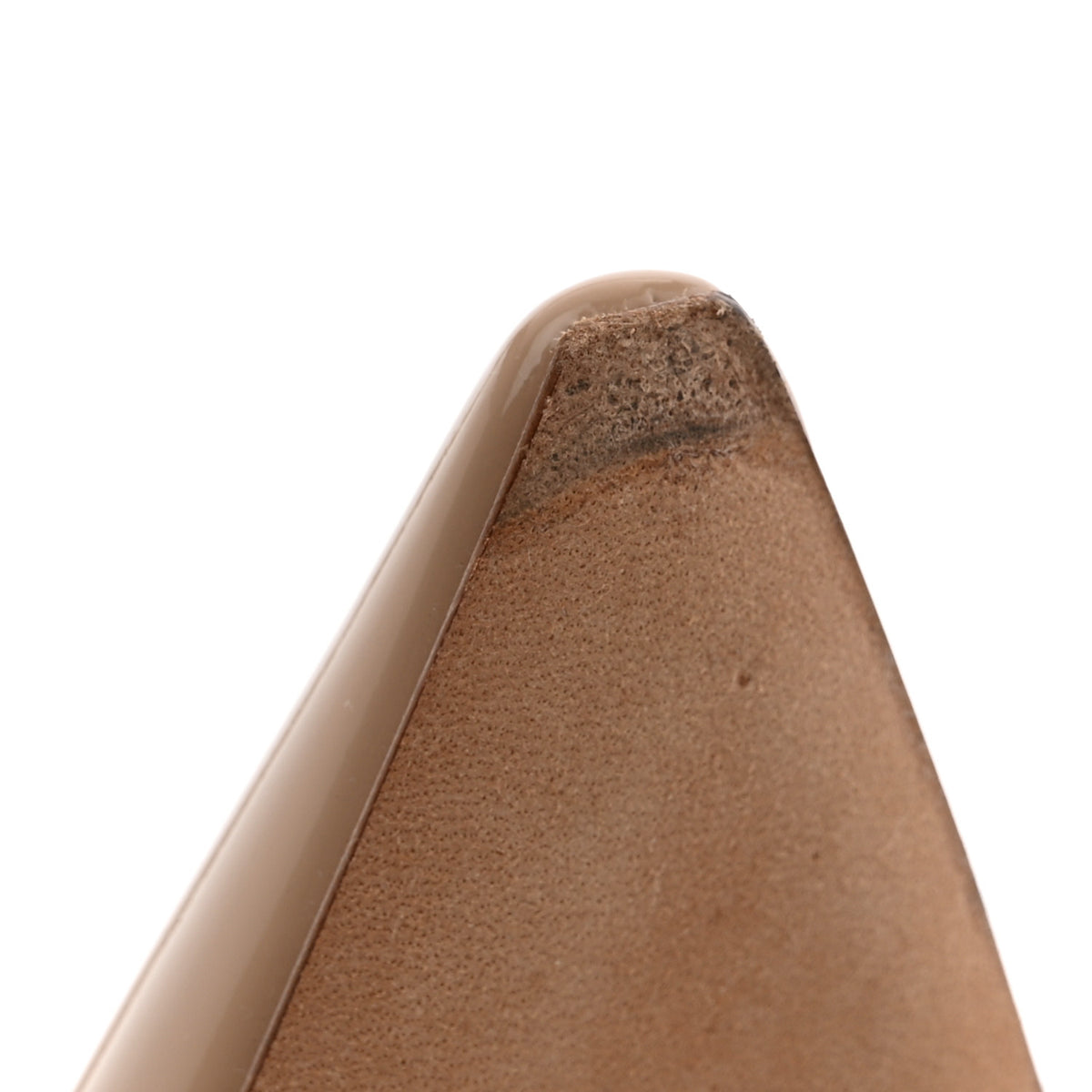 Patent Ribbon J'Adior Slingback 100mm Pumps 37 Nude