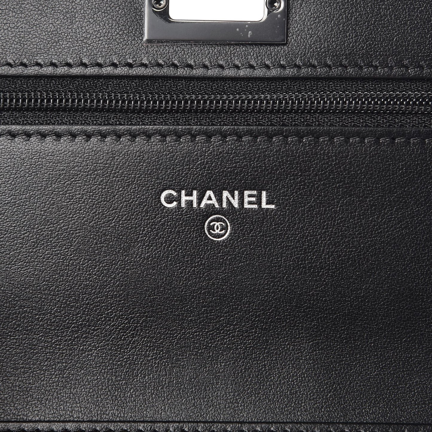 Aged Calfskin Quilted Reissue Wallet On Chain WOC So Black