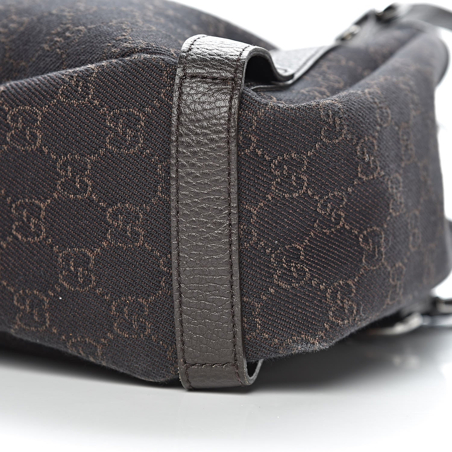 Gucci Monogram Medium Abbey Shoulder Bag Chocolate 10 of 11