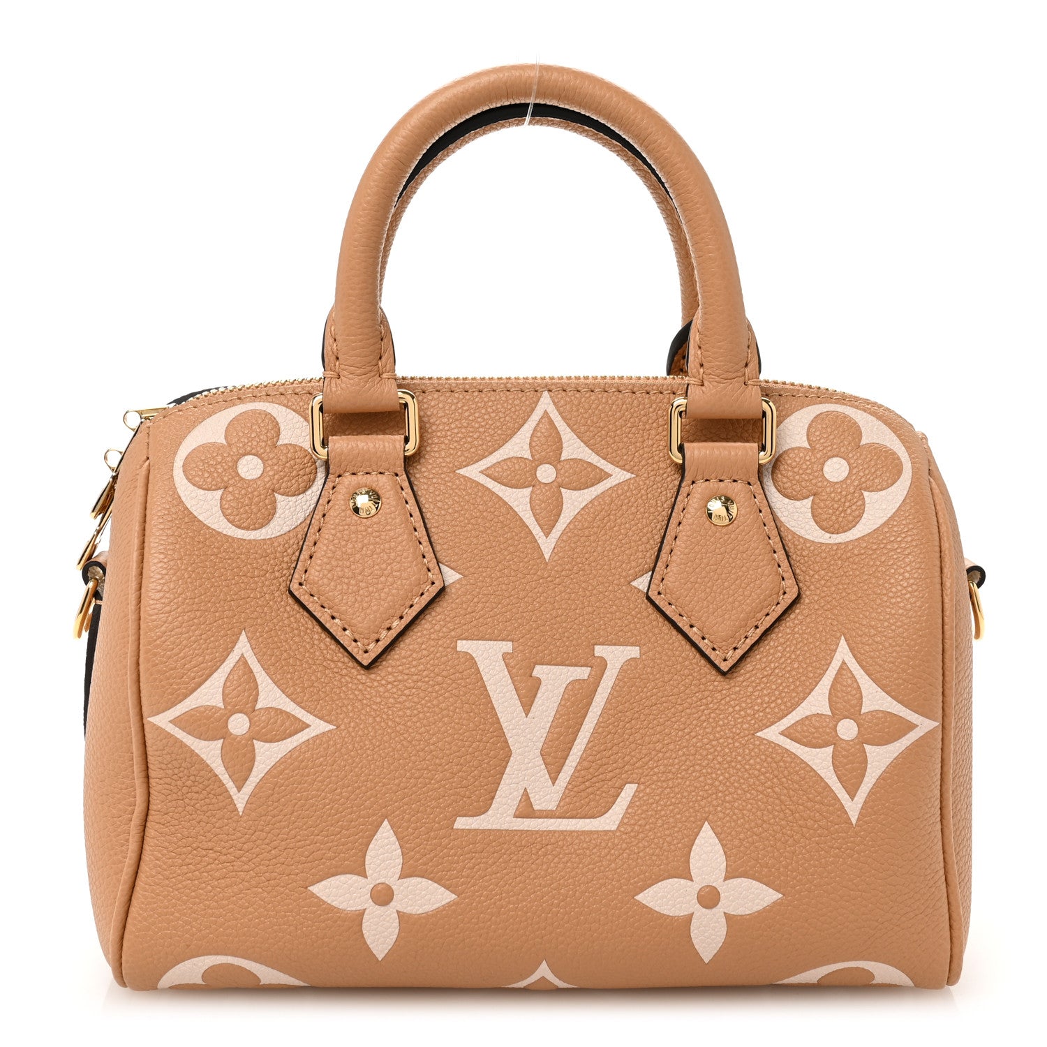 Louis Vuitton Empreinte Monogram Giant Speedy Bandouliere 20 Arizona Creme 1 of 9